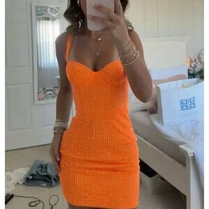 Sparkly Sweetheart Short Bodycon Homecoming Dress with Beading